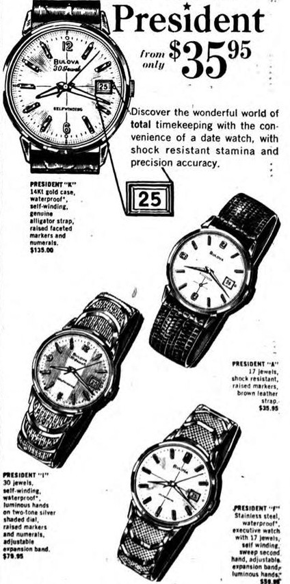 Bulova 1964 advert